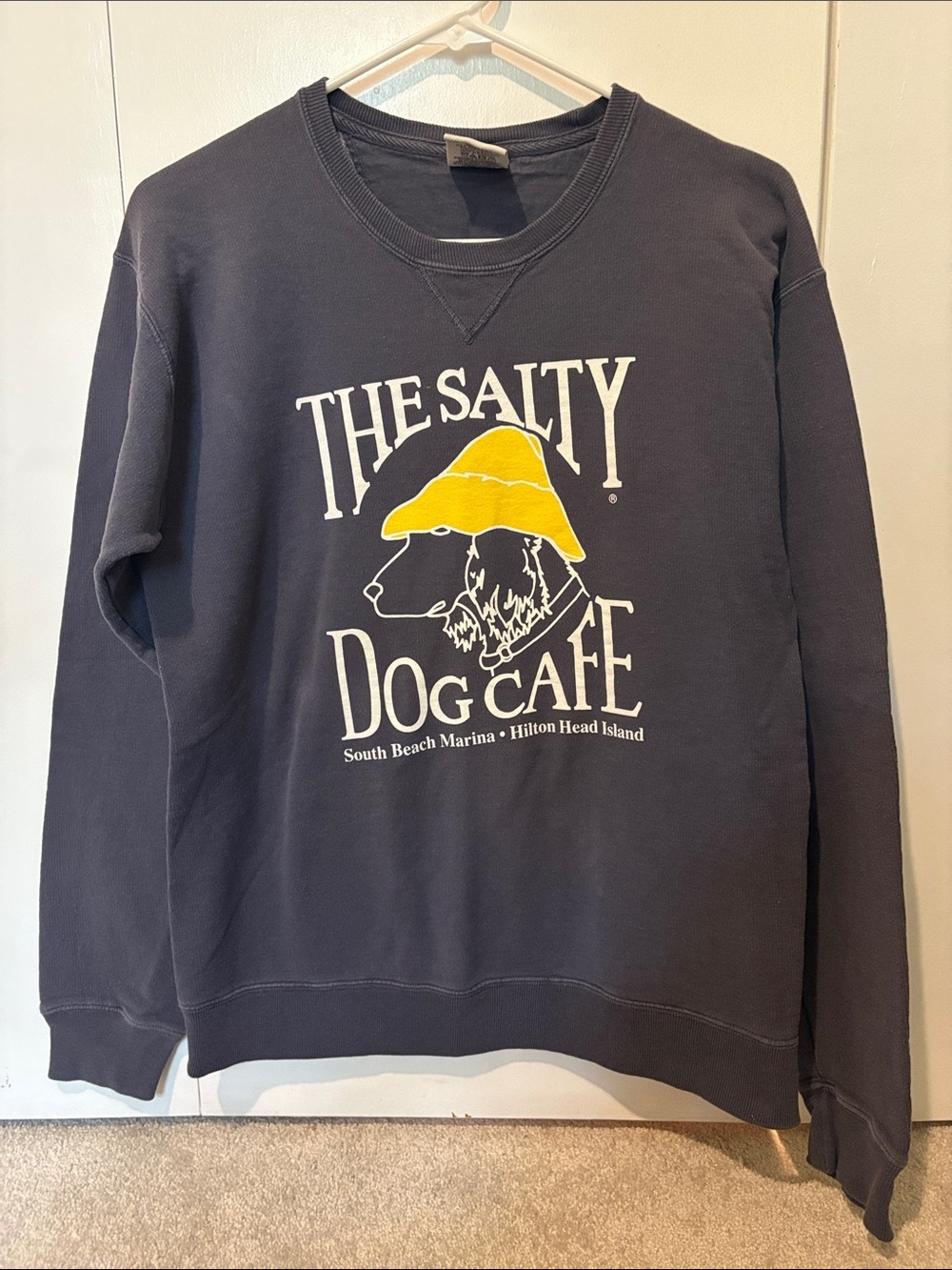 The Salty Dog Cafe Graphic Crewneck Sweatshirt - Navy